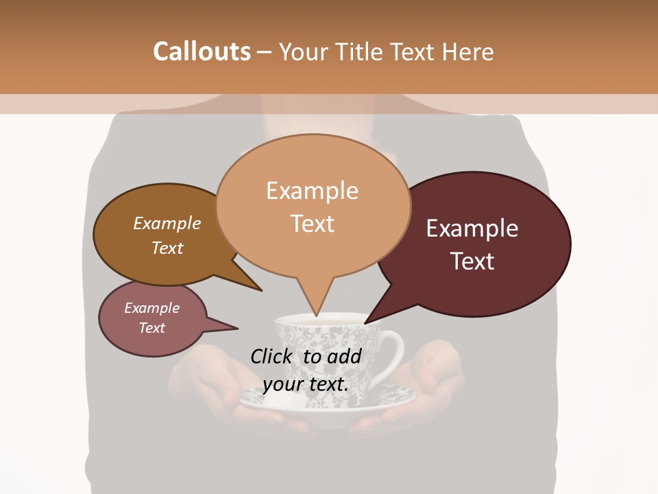 Human Female Face PowerPoint Template