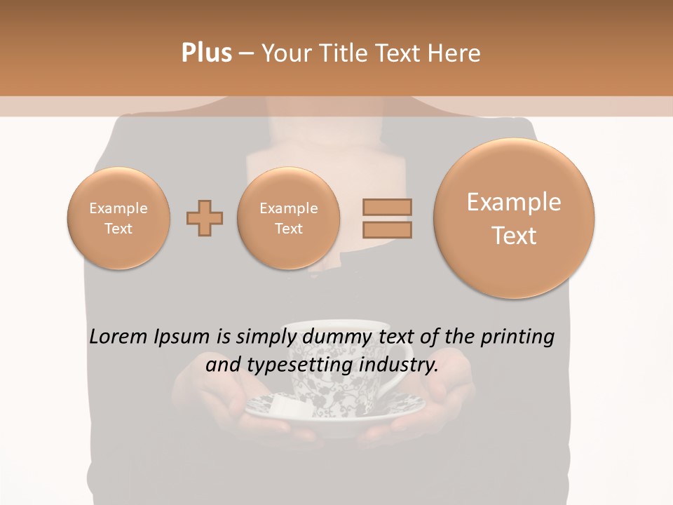 Human Female Face PowerPoint Template