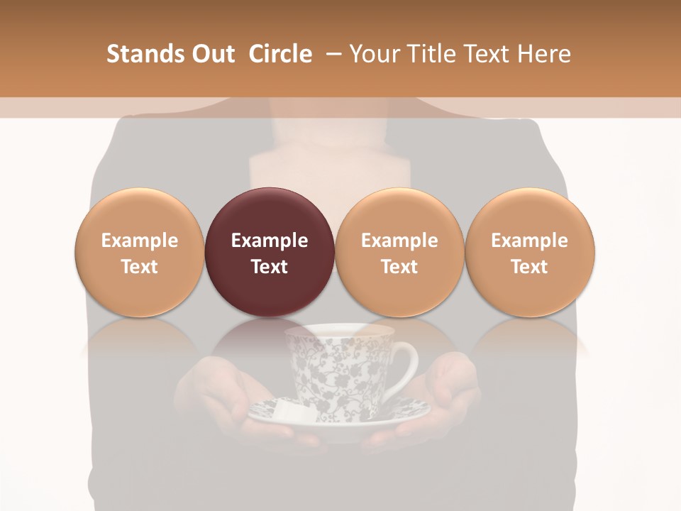 Human Female Face PowerPoint Template