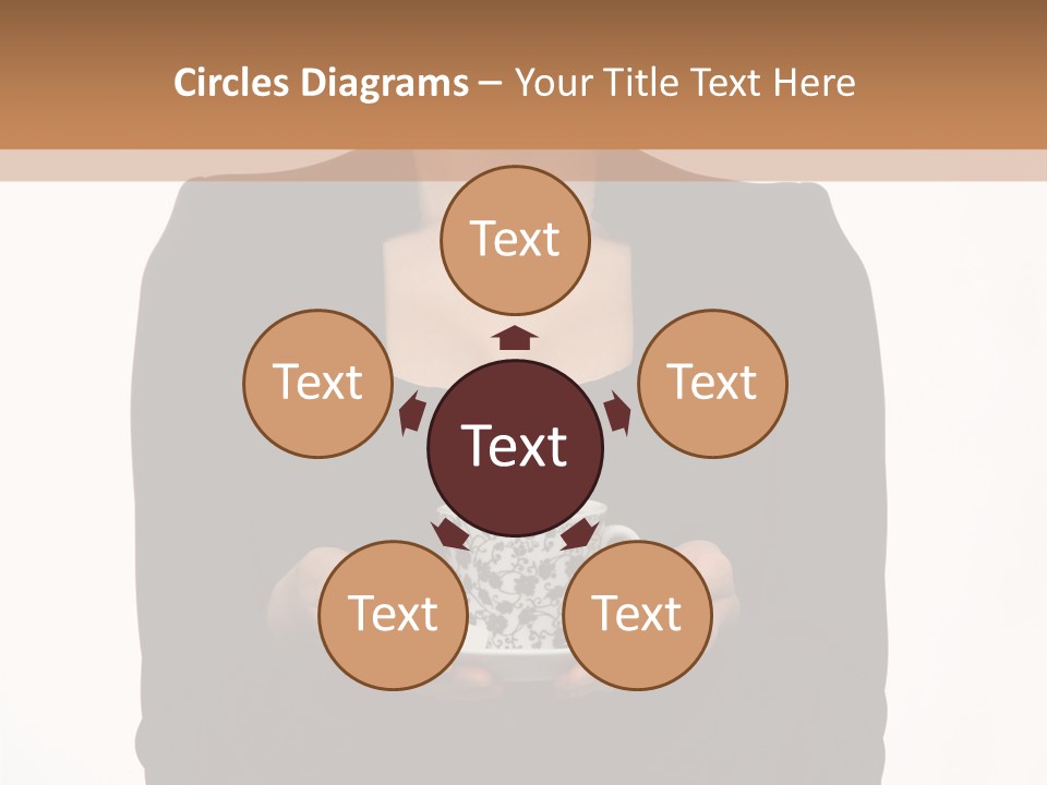 Human Female Face PowerPoint Template