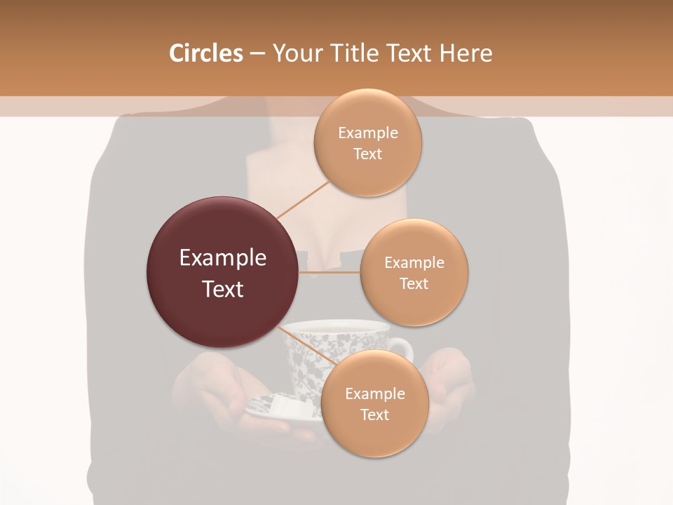 Human Female Face PowerPoint Template