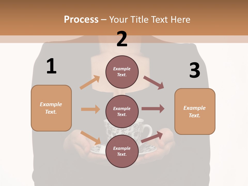 Human Female Face PowerPoint Template