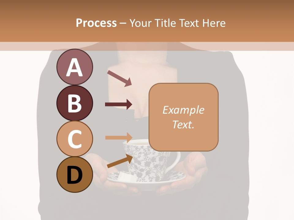 Human Female Face PowerPoint Template