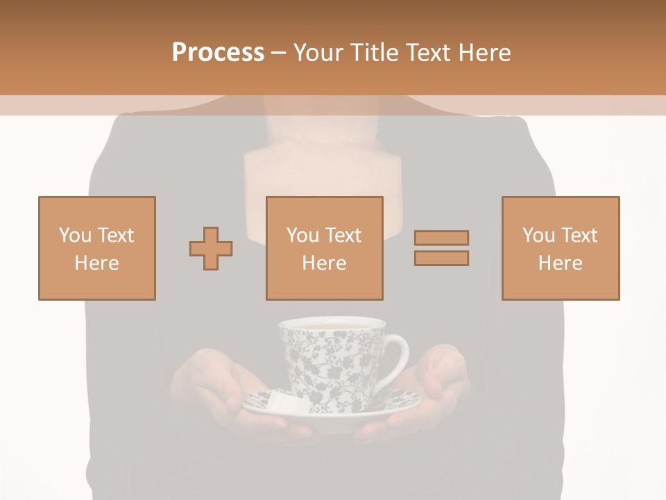 Human Female Face PowerPoint Template