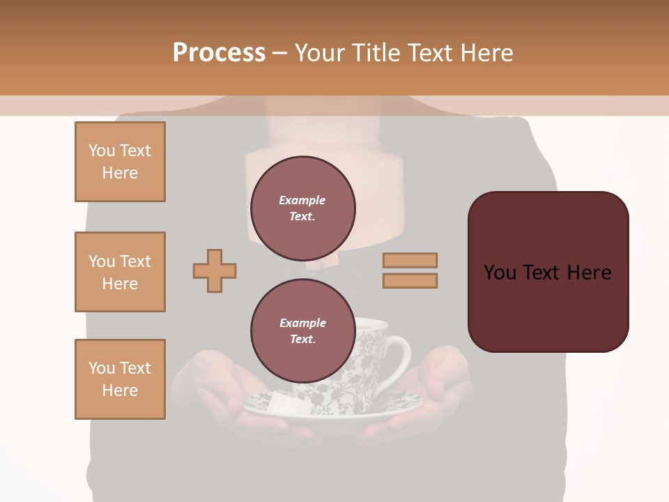 Human Female Face PowerPoint Template