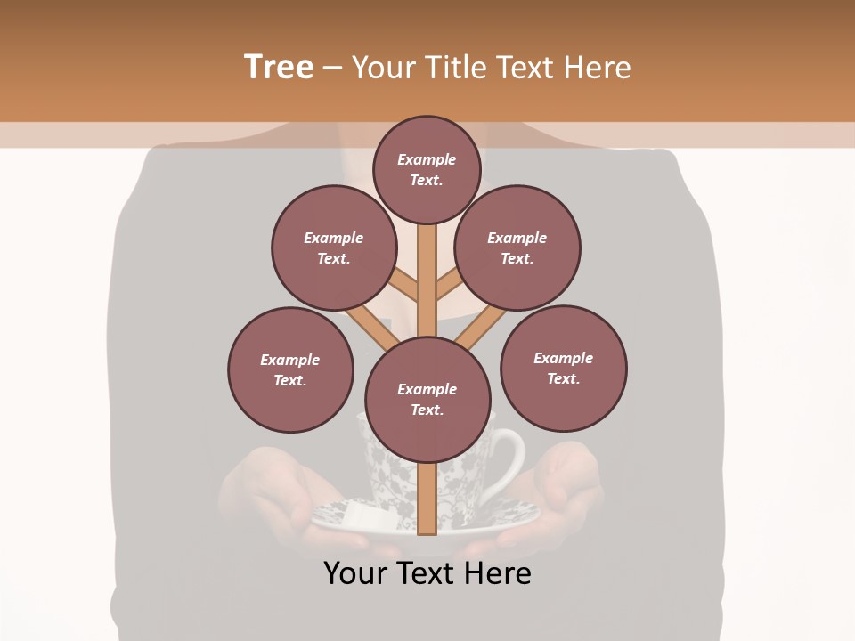 Human Female Face PowerPoint Template