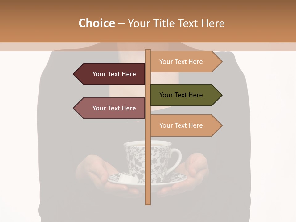 Human Female Face PowerPoint Template