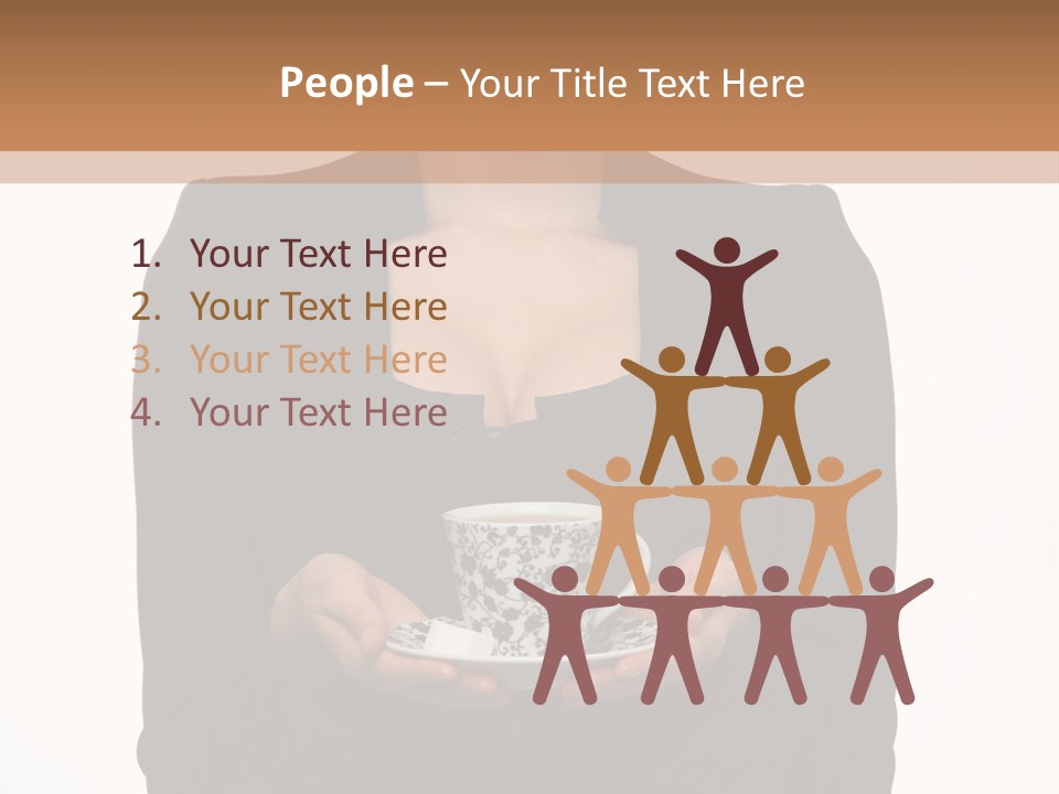 Human Female Face PowerPoint Template