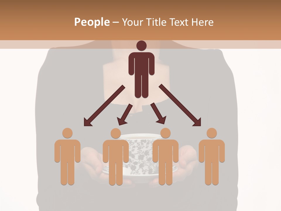 Human Female Face PowerPoint Template