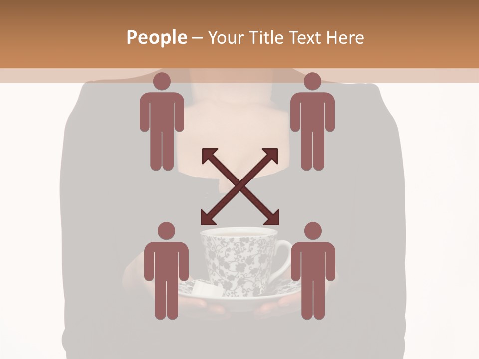 Human Female Face PowerPoint Template