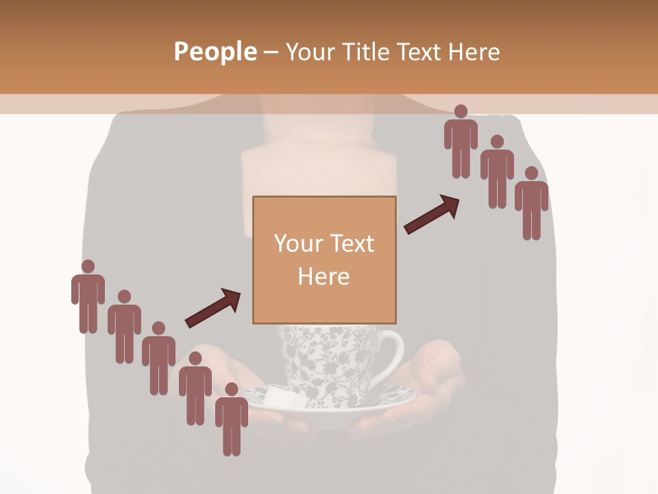 Human Female Face PowerPoint Template