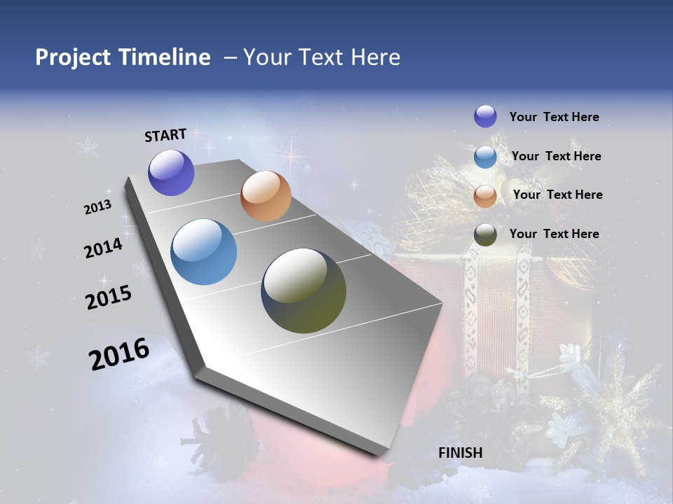Dark Design Cone PowerPoint Template