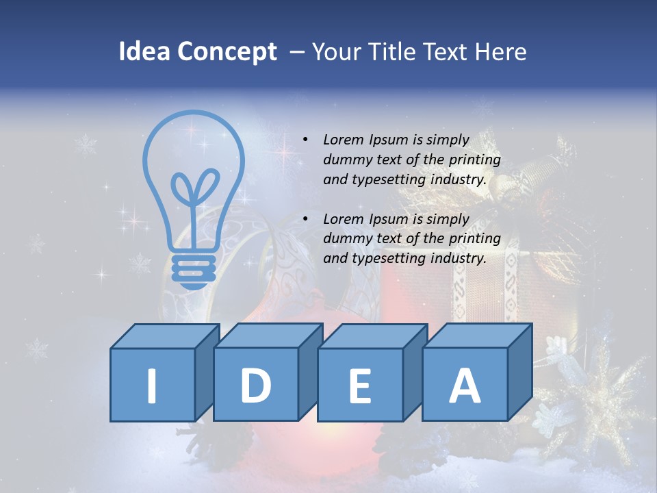 Dark Design Cone PowerPoint Template
