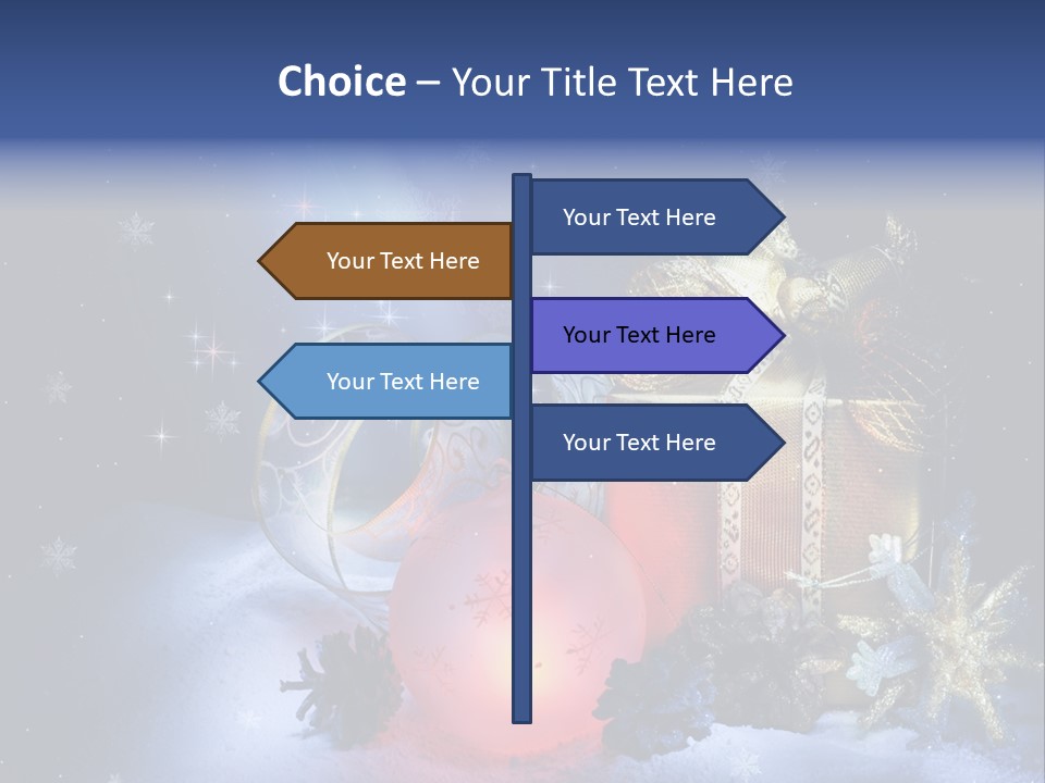 Dark Design Cone PowerPoint Template