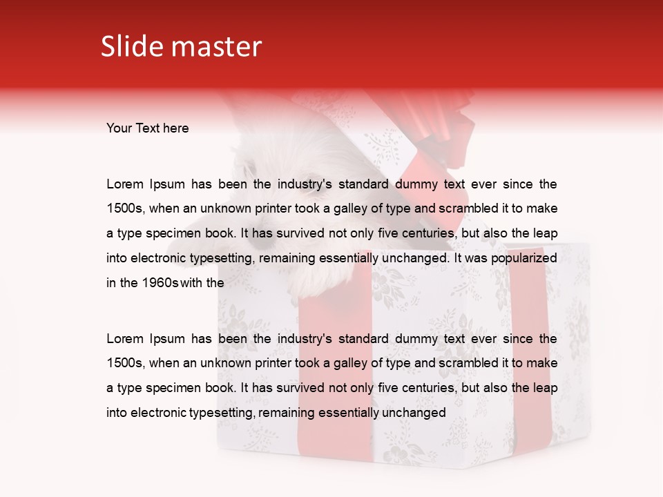 Year Canine Beautiful PowerPoint Template