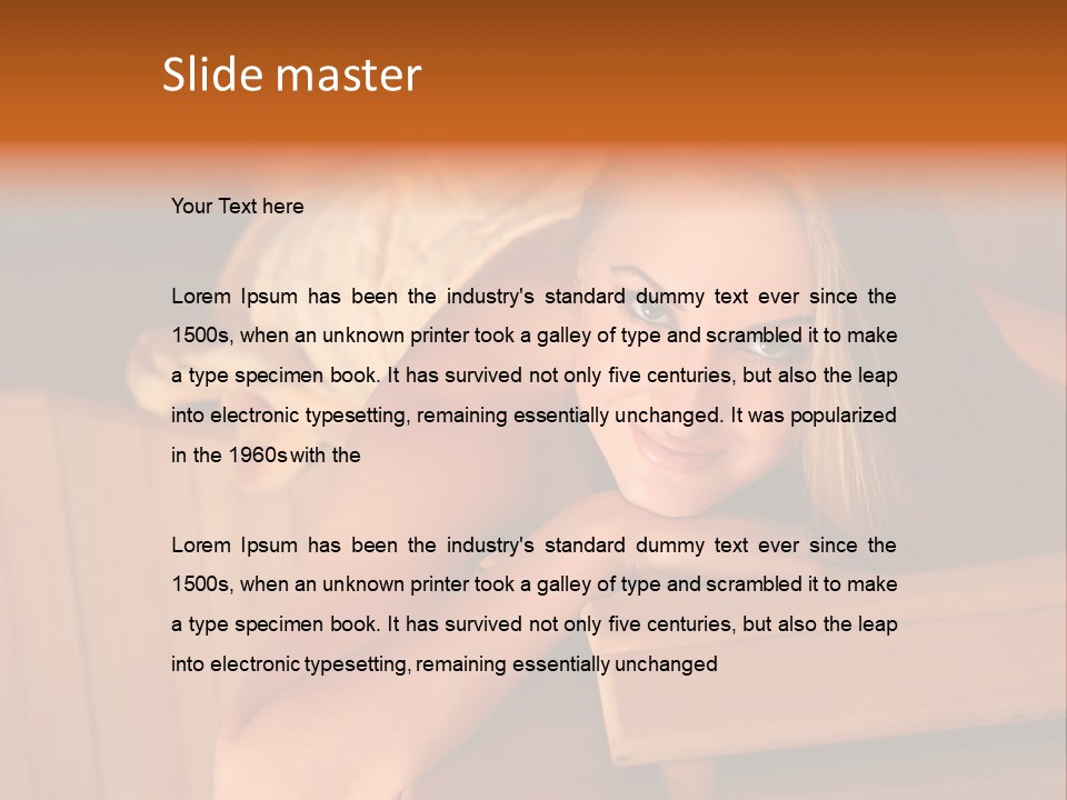 Leisure Cabin Lifestyles PowerPoint Template