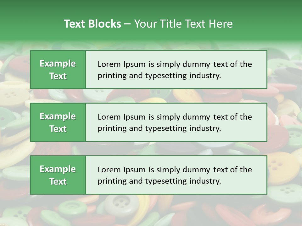 Needle Wool Hobby PowerPoint Template