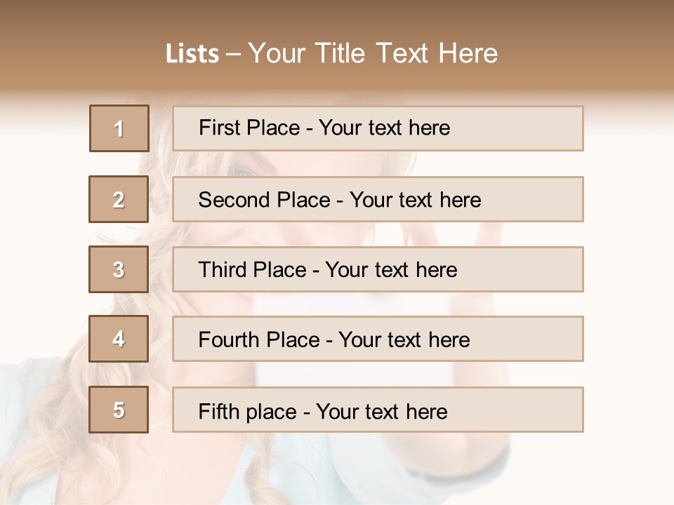 Lovely Expression Positive PowerPoint Template