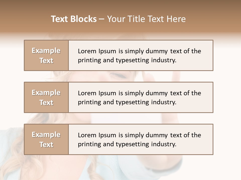 Lovely Expression Positive PowerPoint Template