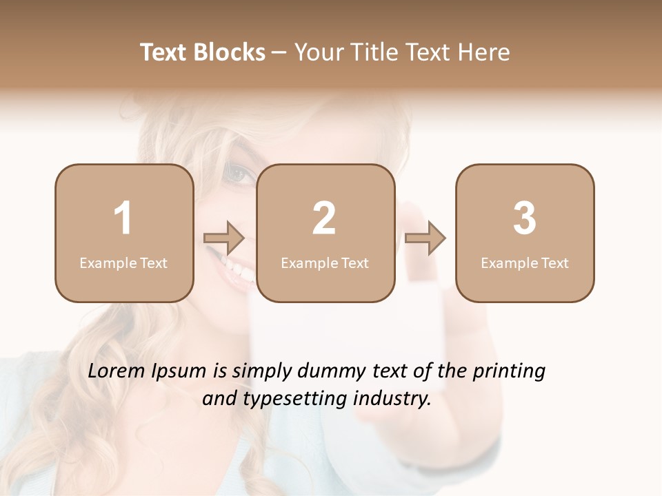 Lovely Expression Positive PowerPoint Template