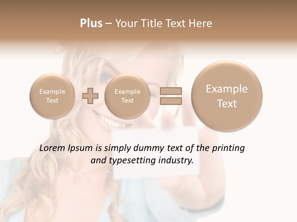 Lovely Expression Positive PowerPoint Template