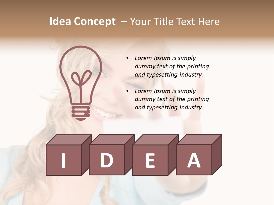 Lovely Expression Positive PowerPoint Template