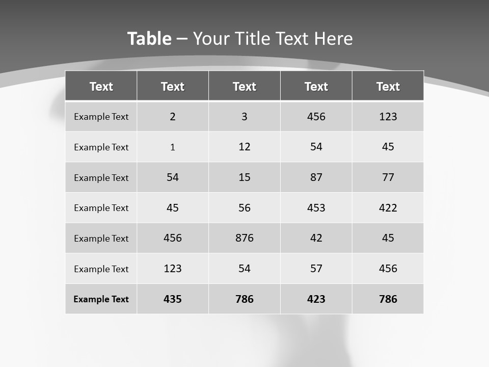 Lady Shape Body PowerPoint Template