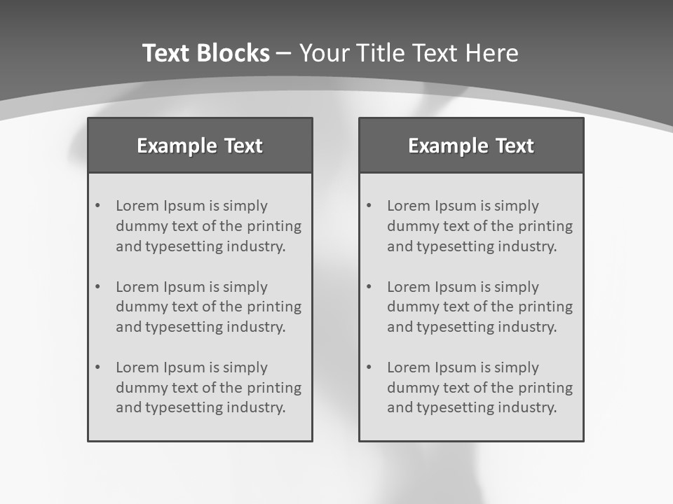 Lady Shape Body PowerPoint Template