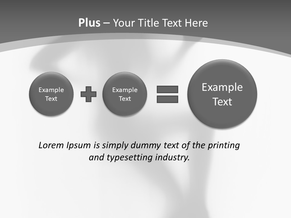 Lady Shape Body PowerPoint Template