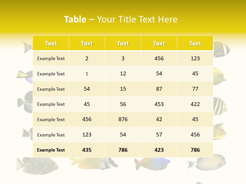 Dive Collection Salt PowerPoint Template