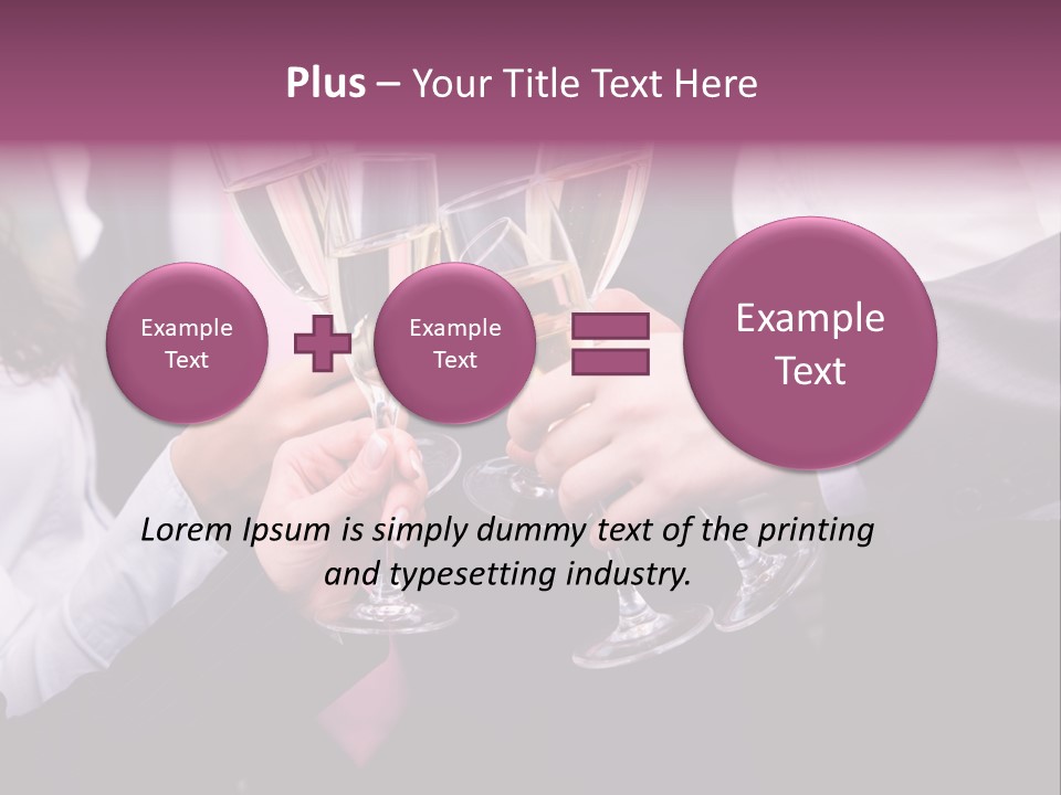 Bubbly Celebration Gathering PowerPoint Template