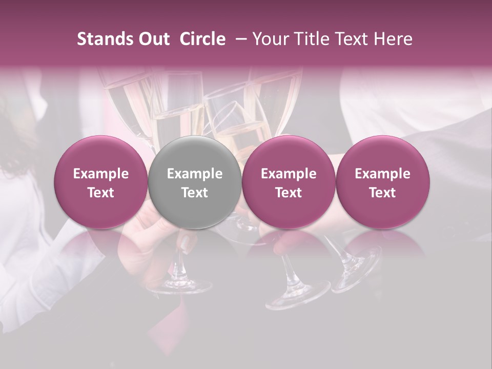 Bubbly Celebration Gathering PowerPoint Template