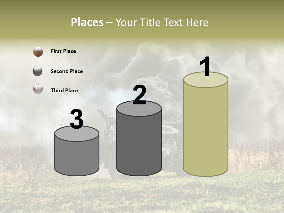 A Couple Of Men Riding On The Back Of A Motorcycle PowerPoint Template