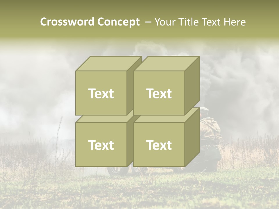 A Couple Of Men Riding On The Back Of A Motorcycle PowerPoint Template