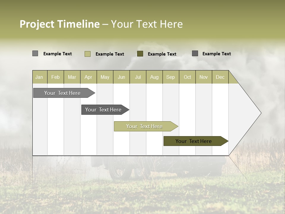 A Couple Of Men Riding On The Back Of A Motorcycle PowerPoint Template