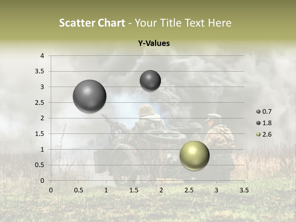 A Couple Of Men Riding On The Back Of A Motorcycle PowerPoint Template