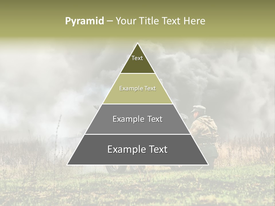 A Couple Of Men Riding On The Back Of A Motorcycle PowerPoint Template