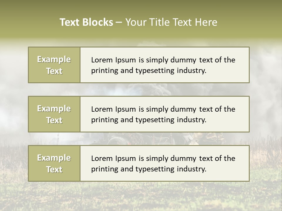 A Couple Of Men Riding On The Back Of A Motorcycle PowerPoint Template