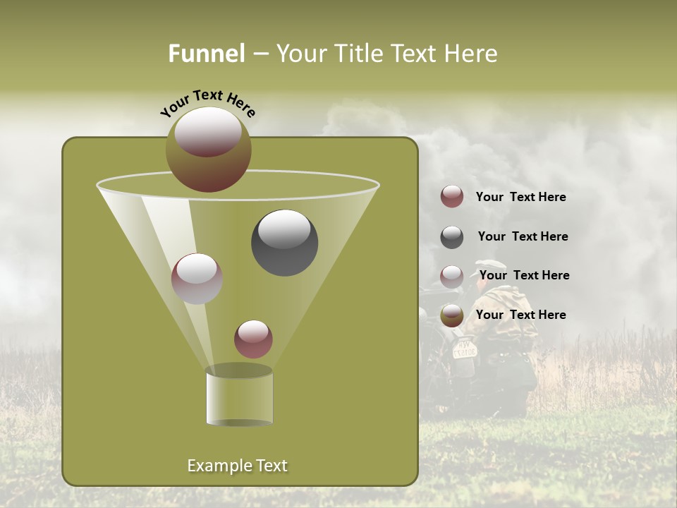 A Couple Of Men Riding On The Back Of A Motorcycle PowerPoint Template