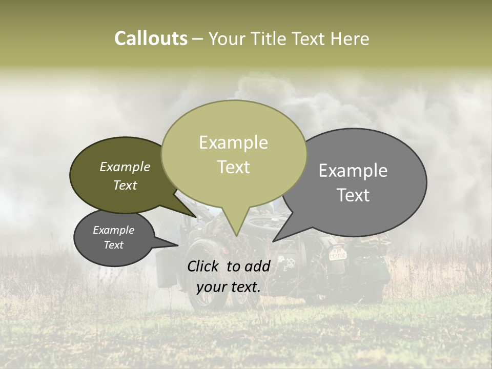 A Couple Of Men Riding On The Back Of A Motorcycle PowerPoint Template