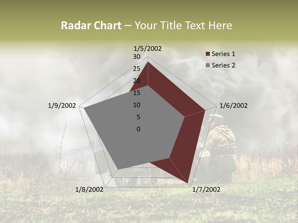 A Couple Of Men Riding On The Back Of A Motorcycle PowerPoint Template