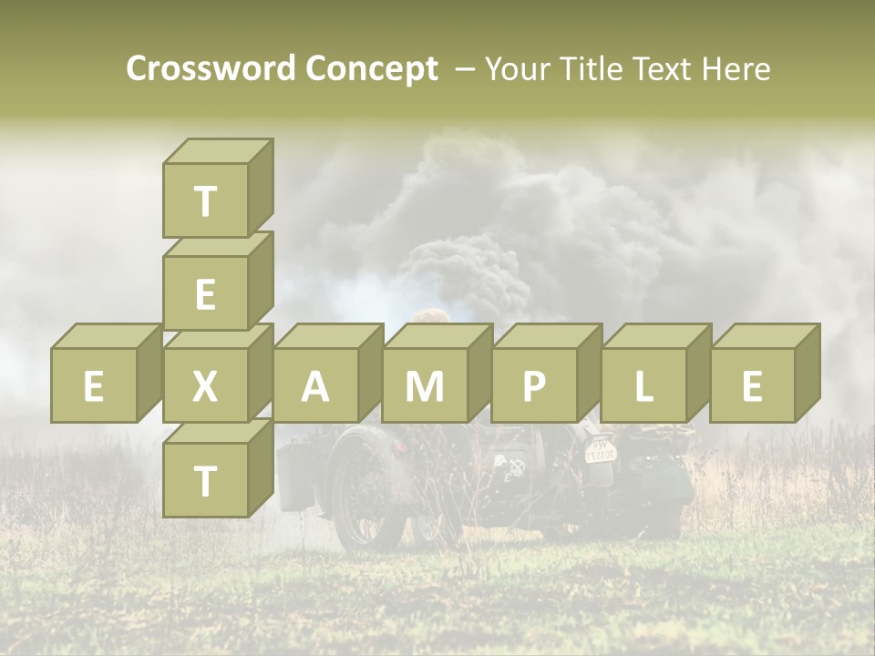 A Couple Of Men Riding On The Back Of A Motorcycle PowerPoint Template