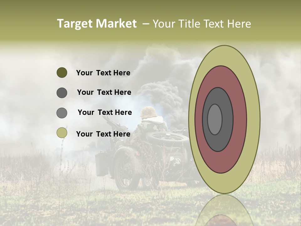 A Couple Of Men Riding On The Back Of A Motorcycle PowerPoint Template