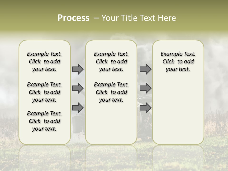 A Couple Of Men Riding On The Back Of A Motorcycle PowerPoint Template