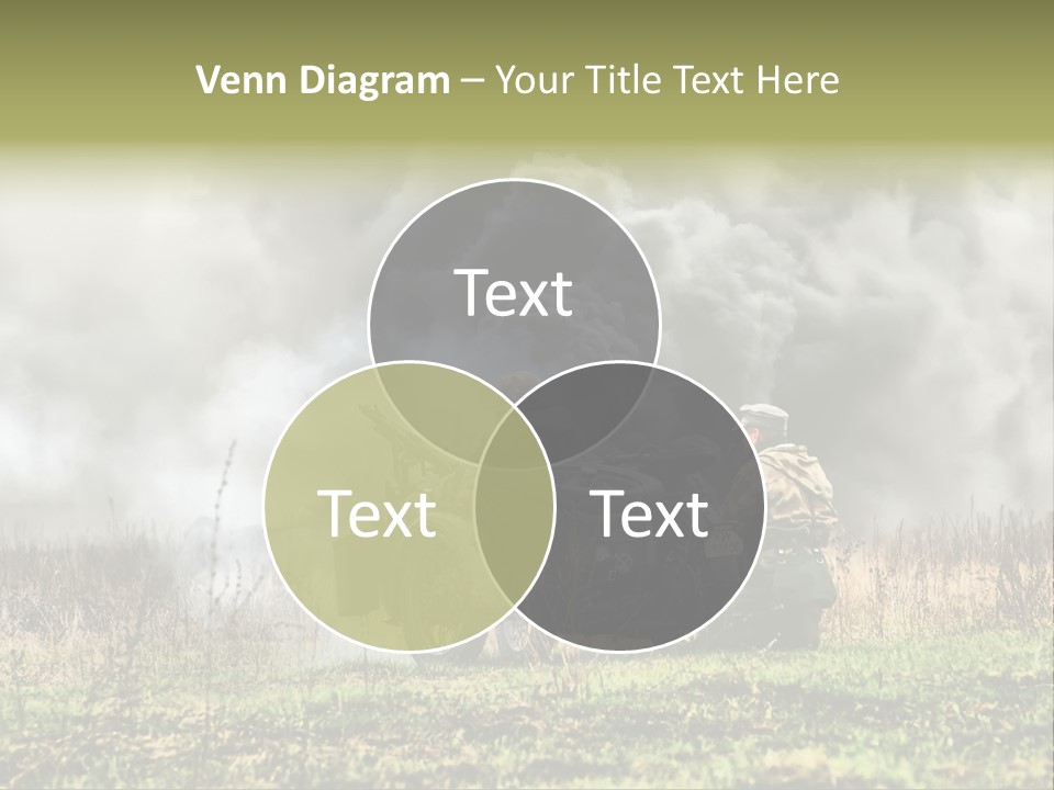 A Couple Of Men Riding On The Back Of A Motorcycle PowerPoint Template