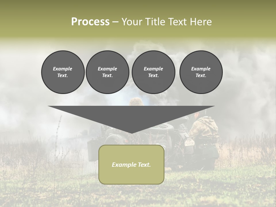 A Couple Of Men Riding On The Back Of A Motorcycle PowerPoint Template