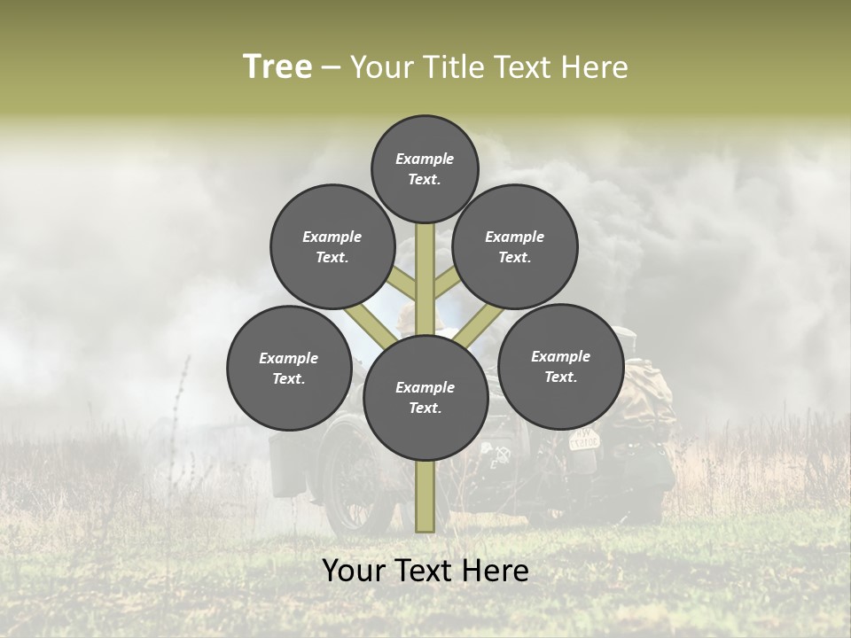 A Couple Of Men Riding On The Back Of A Motorcycle PowerPoint Template