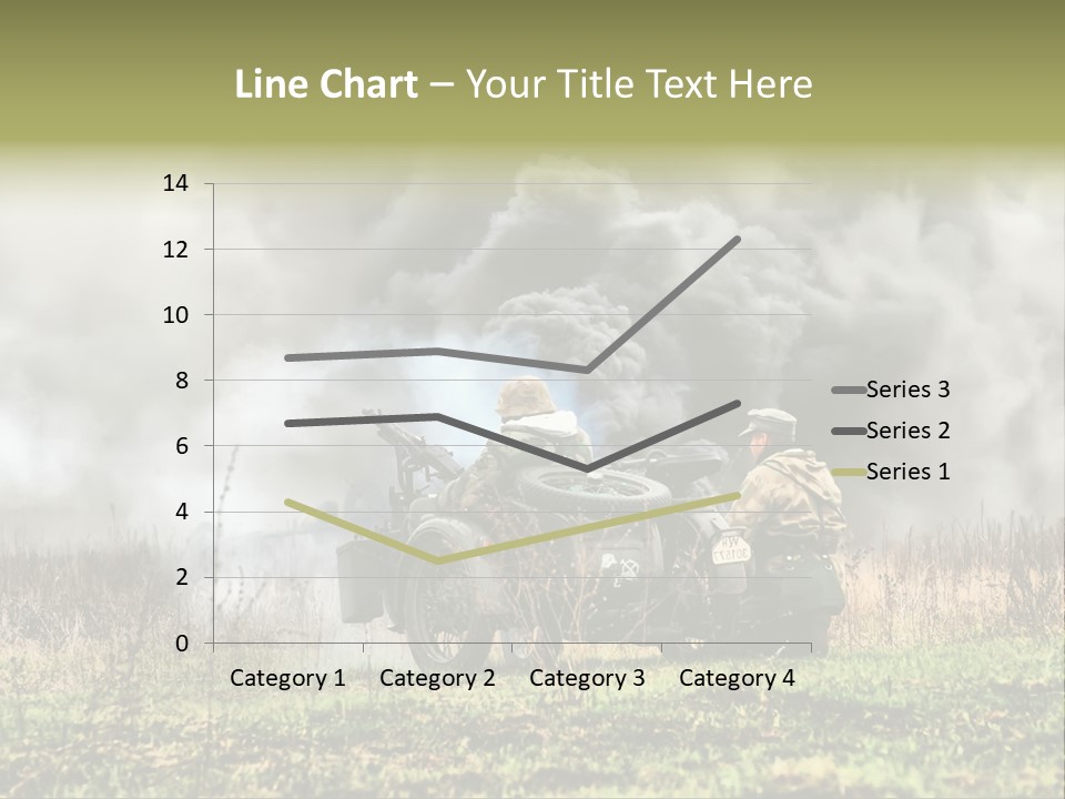 A Couple Of Men Riding On The Back Of A Motorcycle PowerPoint Template