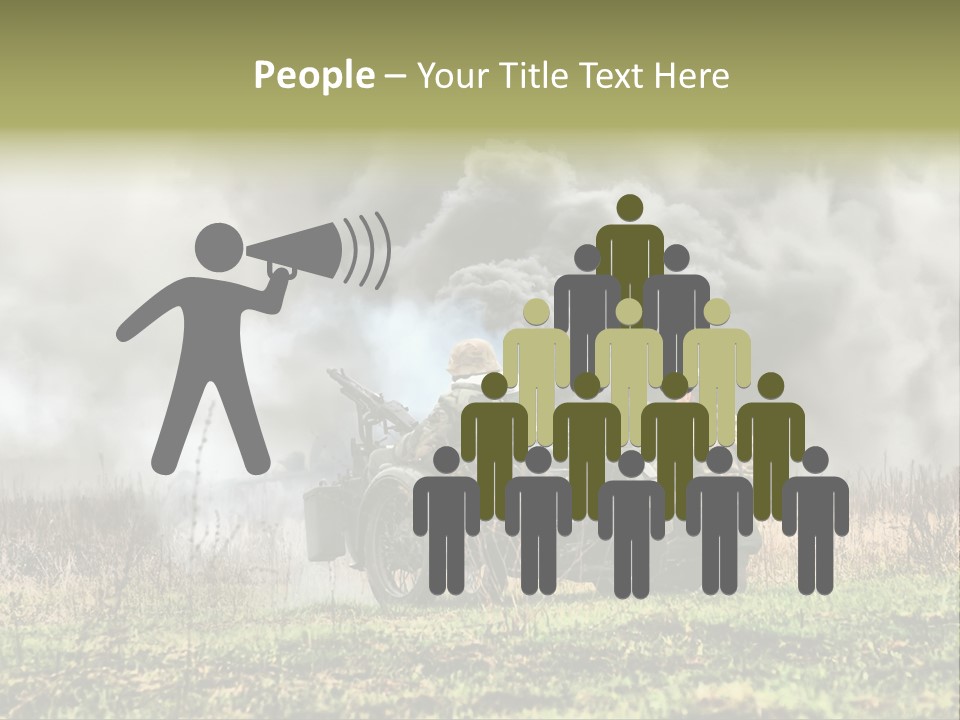 A Couple Of Men Riding On The Back Of A Motorcycle PowerPoint Template