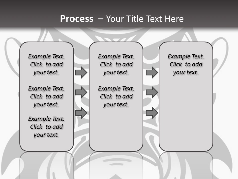 A Black And White Image Of A Demon Face PowerPoint Template